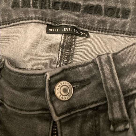 American eagle next level stretch gray jeans - Picture 2 of 3